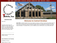 Tablet Screenshot of centralchristianwaterloo.org